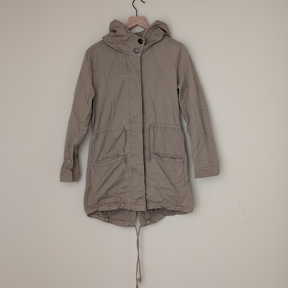Love Tree Women's Utility Jacket in Taupe